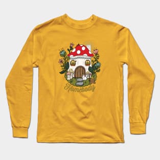 Homebody Mushroom House Long Sleeve T-Shirt